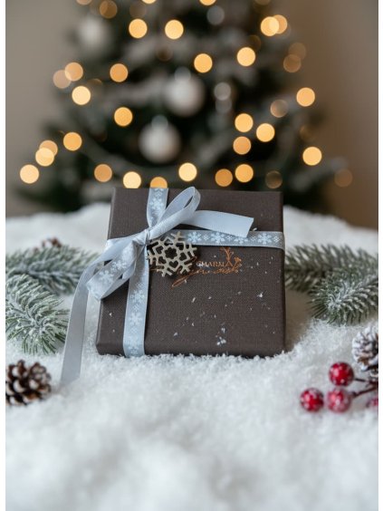 Stříbrný vánoční balíček - Sněhová vločka  Stříbrná Poesie Zimy není jen balíček šperků - je to báseň napsaná do kovu, která čeká na svou múzu...