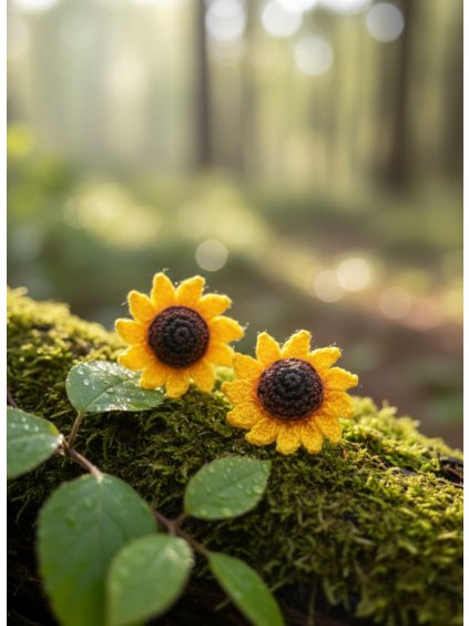 Ponořte se do léta s energií a rozzařte své okolí slunečnicemi.  Náušnice inspirované slunečnicí – květem radosti, světla a energie.