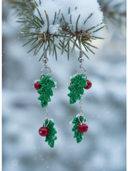 Objevte sílu své vnitřní ochrany s náušnicemi, které vám každý den připomínají, že máte v sobě nekonečnou životní sílu.  Tyto jemné visací náušnice s motivem cesmíny vám dodají pocit bezpečí, elegance a spojení s tisíciletou moudrostí žen před vámi. Nosíte-li je, cítíte se chráněná, silná a v harmonii se svou pravou podstatou.