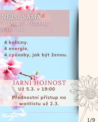 Jarní hojnost není o tom mít víc. Je o tom mít to svoje. O tu energii, ve které se cítíš víc sama sebou. Která květina tě...