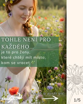 🌸 Zahrada - místo, kam se vracíš pro sebe 🌸 🌸 Tohle není pro každého… Je to pro ženy, které už nechtějí být pořád jen pro...