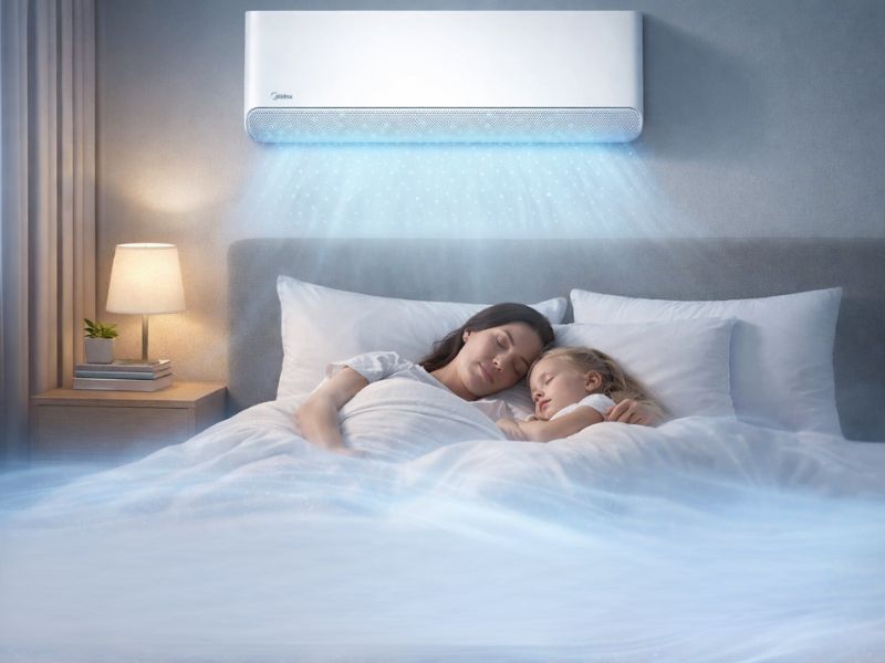 Klimatizace bez průvanu: Jak funguje technologie Breezeless a proč je ideální nejen do ložnice?