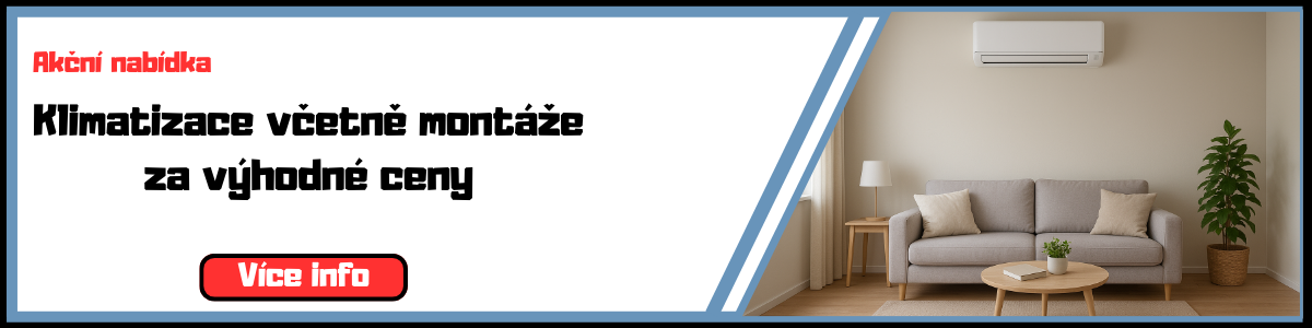 Klimatizace Hyundai, Samsung, Sinclair s montáží v ceně. Výhodná akce, montáž zdarma, slevová akce.