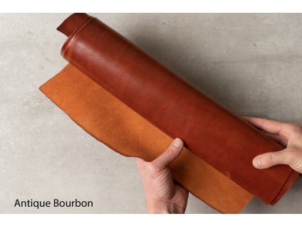 Ručně šitý kožený řemínek pásek pro hodinky apple watch antik bourbon