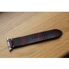Ručně šitý kožený řemínek pásek apple watch ruční práce Horween chromexcel