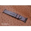 Ručně šitý kožený řemínek pásek apple watch ruční práce Horween chromexcel tmavě hnědý