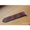 Ručně šitý kožený řemínek - pásek pro hodinky Apple Watch - ruční výroba na míru Horween Chromexcel hnědý