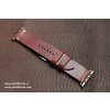 Ručně šitý kožený řemínek - pásek pro hodinky Apple Watch - ruční výroba na míru Horween Chromexcel hnědý