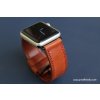 Ručně šitý kožený řemínek pásek pro hodinky apple watch walpi světle hnědý