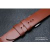 Ručně šitý kožený řemínek pásek apple watch shell cordovan ruční práce whiskey