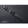Kožený řemínek na hodinky apple watch z přírodní kůže english bridle černý