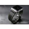 Kožený řemínek na hodinky apple watch z přírodní kůže english bridle černý