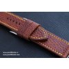 Ručně šitý kožený řemínek pásek na hodinky apple watch z přírodní kůže dollaro konak