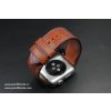 Ručně šitý kožený řemínek pásek na hodinky apple watch z přírodní kůže dollaro konak
