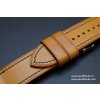 Ručně šitý kožený řemínek pásek pro hodinky Huawei Walpi