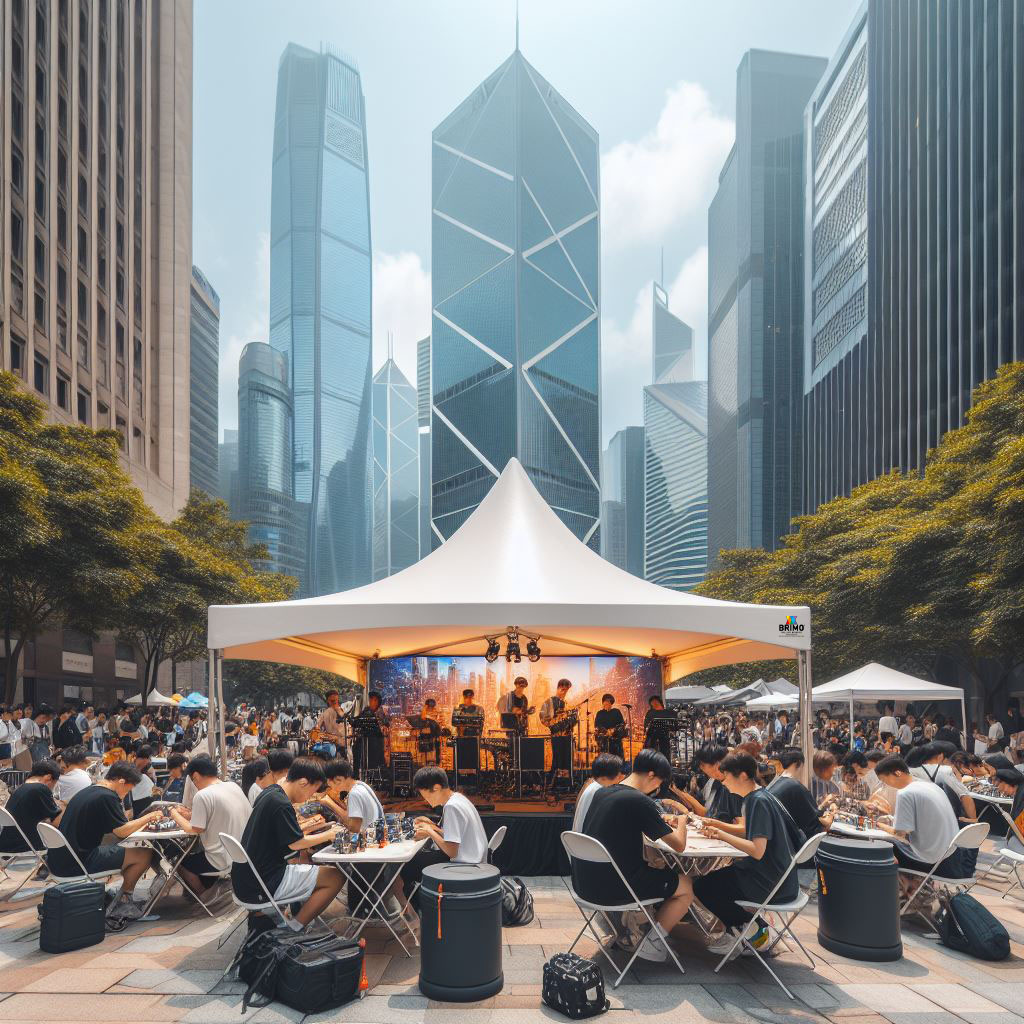 cort pavilion pliabil 3x6