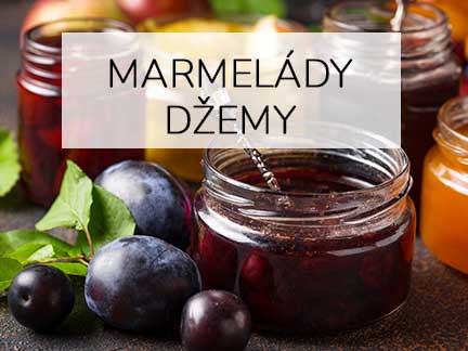 Marmelády a džemy