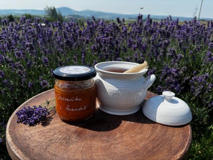 Meruňkový extra džem s levandulí plný medu - 350g