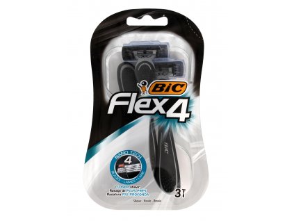 Holiaci strojček Bic Flex 4 1op.-3ks