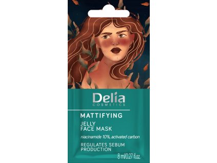 Delia Cosmetics zmatňujúca pleťová maska - gél 8ml