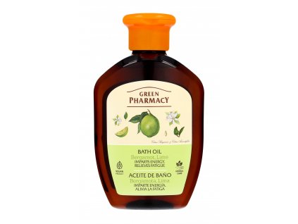 Relaxačný kúpeľový a sprchový olej Green Pharmacy - bergamot a limetka 250 ml