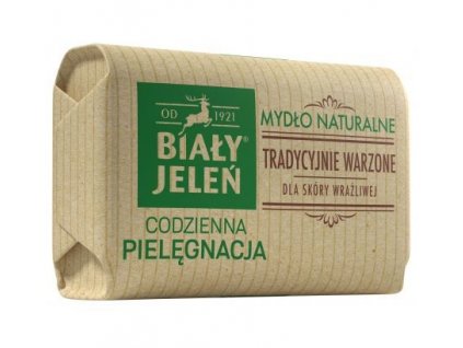 Biały Jeleń Daily Care Prírodné mydlo tradične varené v tyčinke, obal, 100g
