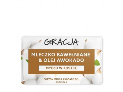 GRACJA Mydlo - Bavlnené mlieko & Avokádový olej 90g