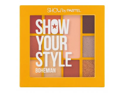 PASTEL Show By Pastel Show Your Style Bohémska paletka očných tieňov (10) 1 ks