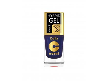 Delia Cosmetics Coral Hybrid Gel Nail email č.63 Pearl Violet 11ml