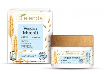 Bielenda Vegan Muesli hydratačný denný a nočný krém 50ml