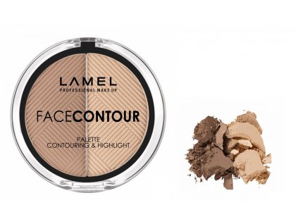 Paletka na kontúrovanie tváre LAMEL Insta FaceContour č.401 6g