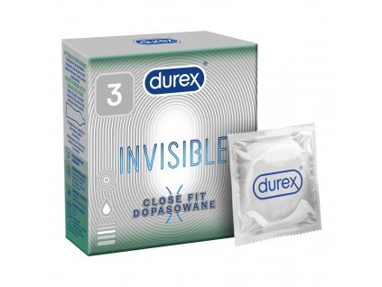 Durex Invisible Matching Condoms 3ks.