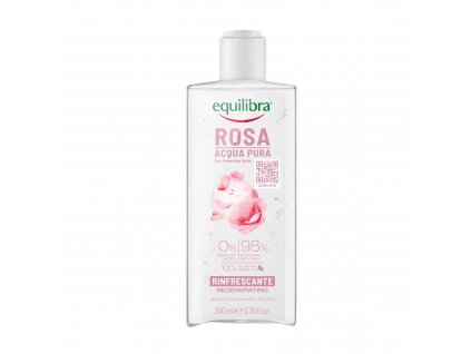 EQUILIBRA Rosa Osviežujúca čistá ružová voda 200ml