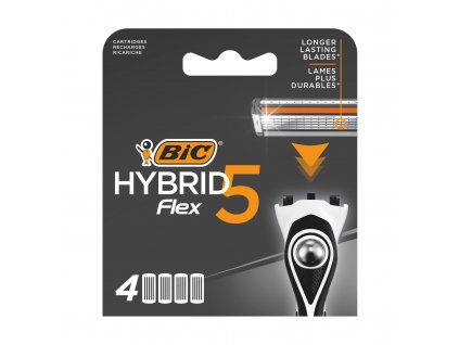 Bic System Hybrid Flex 5 žiletkové kazety Blister 1op.-4ks