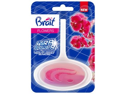 Toaletná kocka Brait Xtra Power - Flowers 40g