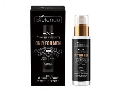 Bielenda Only for Men Barber Edition Hydratačná a energizujúca gélová starostlivosť o tvár 30ml