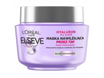 Loréal Elséve Hyaluron Plump Hydratačná maska 72H pre dehydrované vlasy 300ml