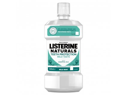 Listerine Naturals Ústna voda na ochranu zubov - jMild Taste 500 ml