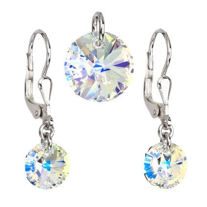 16553 sada sperku s krystaly swarovski nausnice a privesek ab efekt kulate 39090 2