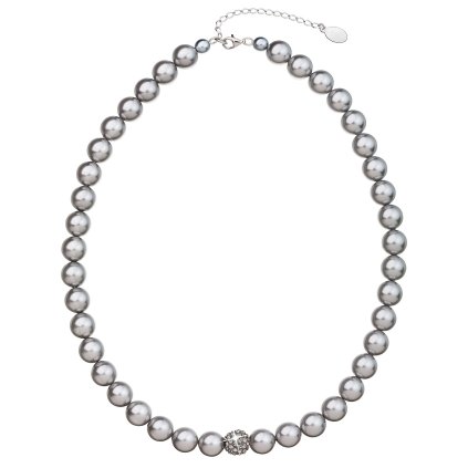 16790 perlovy nahrdelnik sedy s krystaly swarovski 32011 3