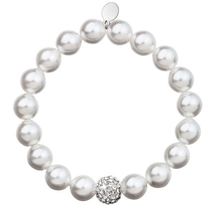 16793 perlovy naramek bily s krystaly swarovski 33074 1