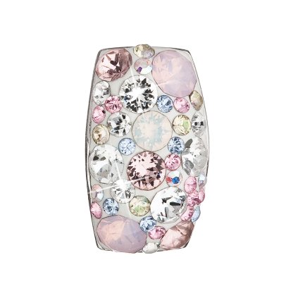17816 stribrny privesek s krystaly swarovski ruzovy obdelnik 34194 3