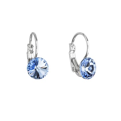 18431 nausnice bizuterie se swarovski krystaly modre kulate 51031 3 sapphire