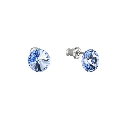 18578 nausnice bizuterie se swarovski krystaly modre kulate 51037 3 sapphire