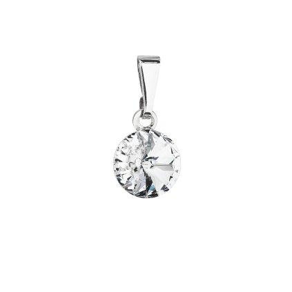 18980 privesek bizuterie se swarovski krystaly bily kulaty 54018 1