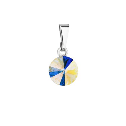 18983 privesek bizuterie se swarovski krystaly ab efekt kulaty 54018 2