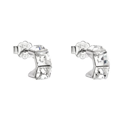 20522 stribrne nausnice pecka s krystaly swarovski bila kosticka 31253 1