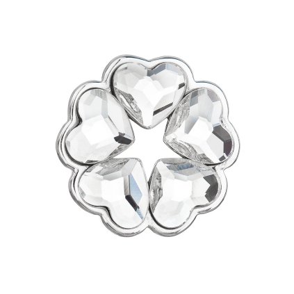 20651 stribrny privesek s krystaly swarovski bile srdce 34234 1