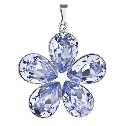20723 privesek bizuterie se swarovski krystaly fialova kyticka 54037 3