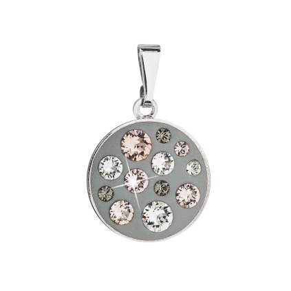 20837 privesek bizuterie se swarovski krystaly hnedy kulaty 54024 3
